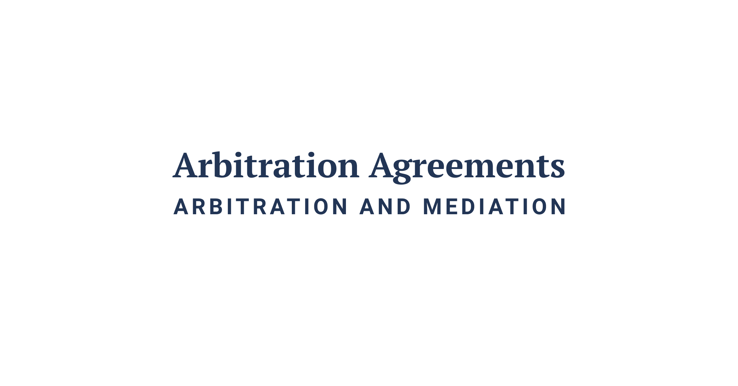 The Number One Arbitration Company