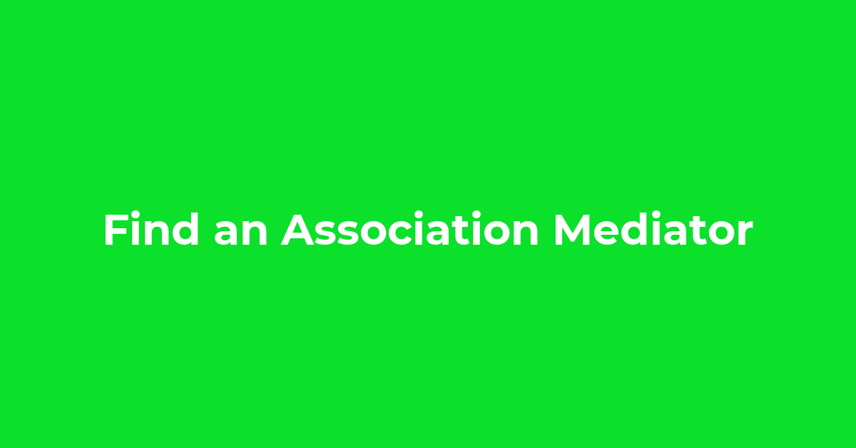 Association Mediator post