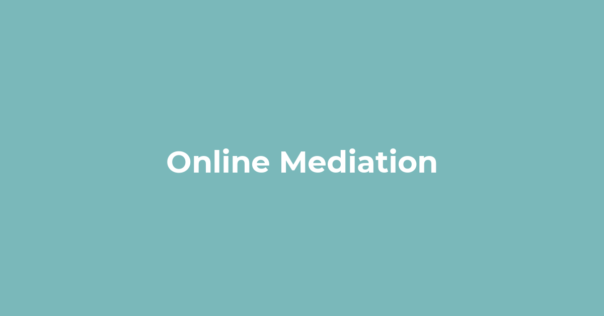 Online Mediation post