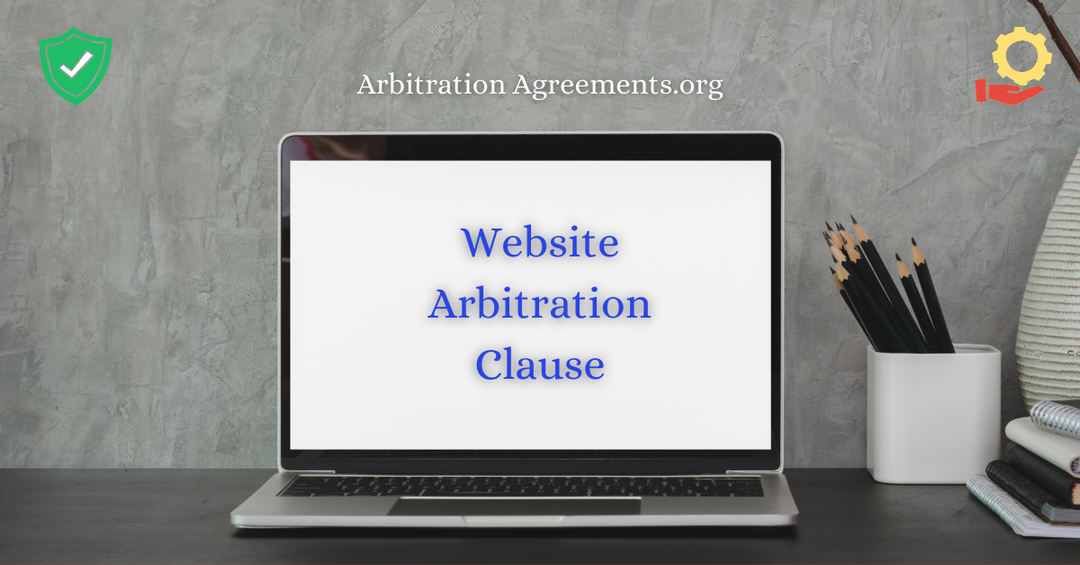 Website Arbitration Clause post