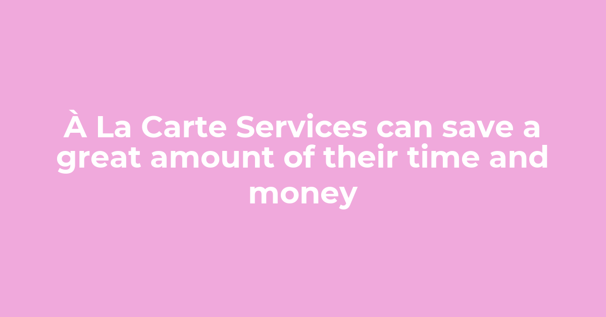 What We Do: À La Carte Services for Arbitration & ADR Disputes post