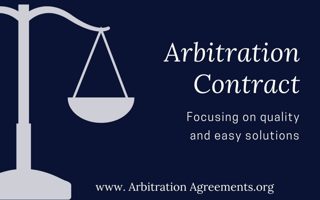 Arbitration Contract post