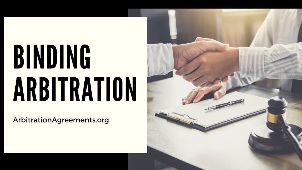 Binding Arbitration Definition: Understanding Arbitration & Binding Arbitration post