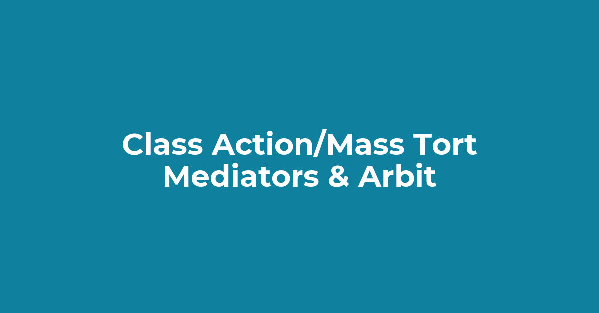 What We Do: Class Arbitrations post