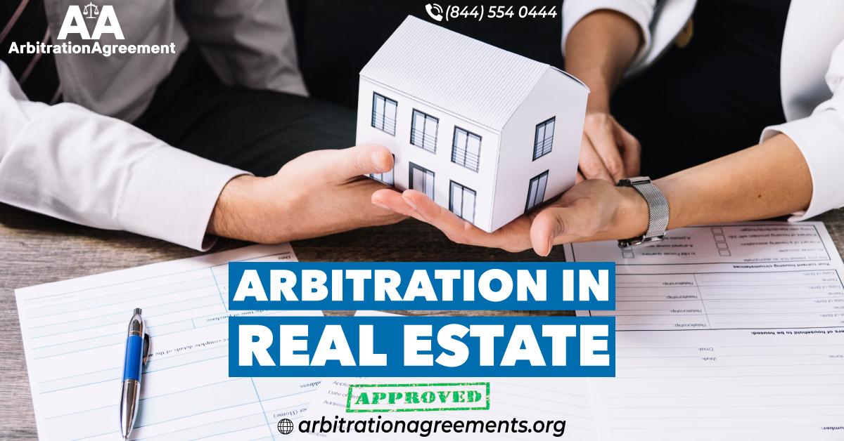 Arbitration in Real Estate post