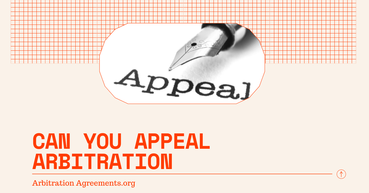 Can You Appeal Arbitration? post