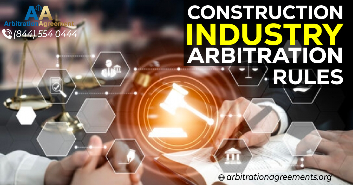 Construction Industry Arbitration Rules post