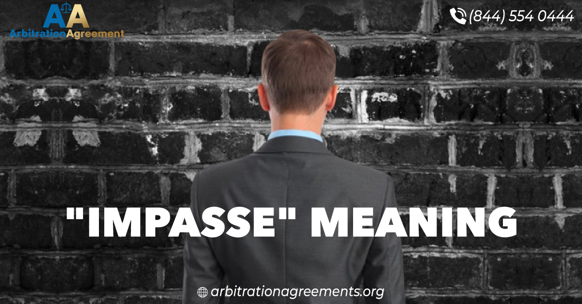 Impasse Meaning post
