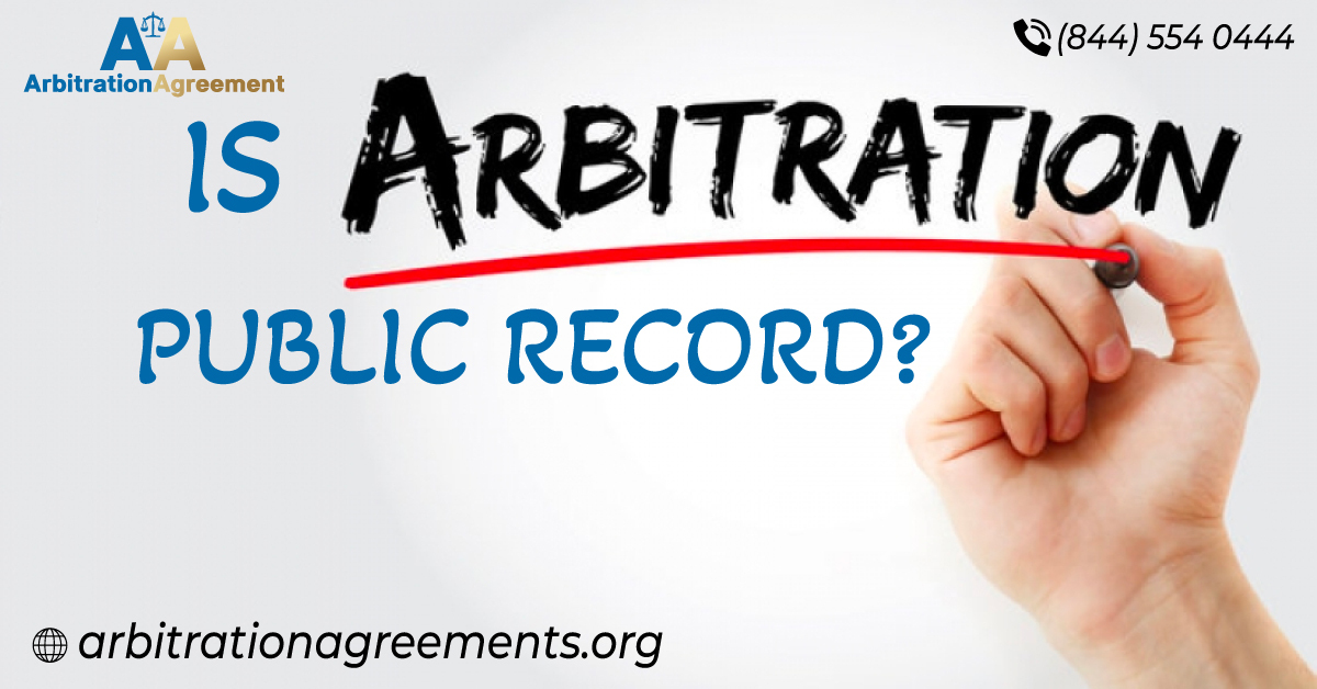 Is Arbitration Public Record? post