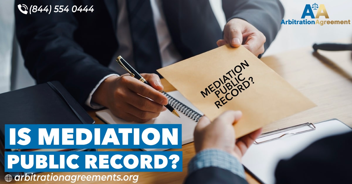 Is Mediation Public Record? post