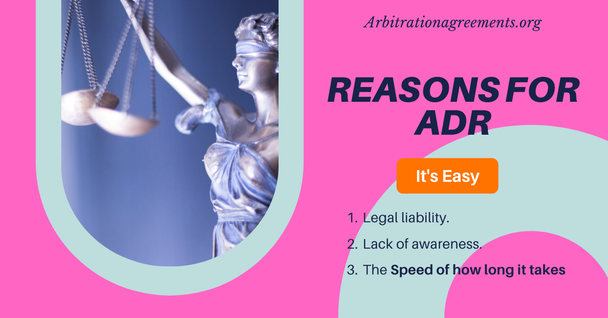 Reasons for ADR post