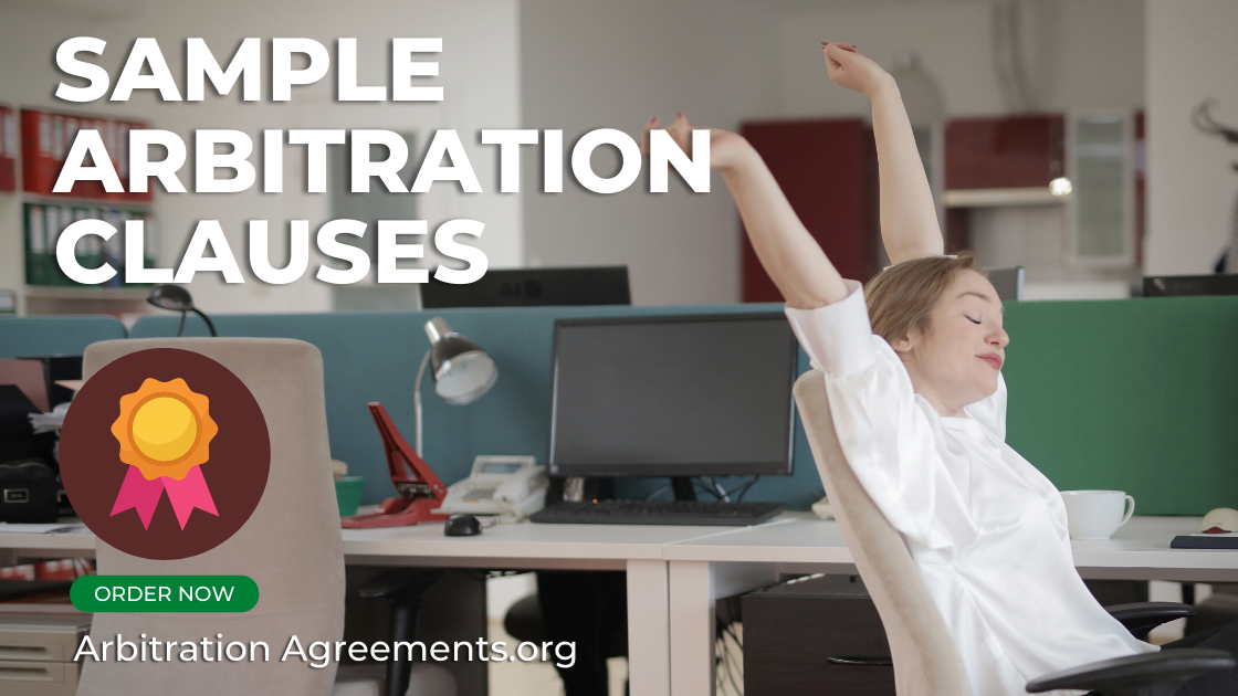 Sample Arbitration Clauses & Clause Drafting for Contracts & Agreements post