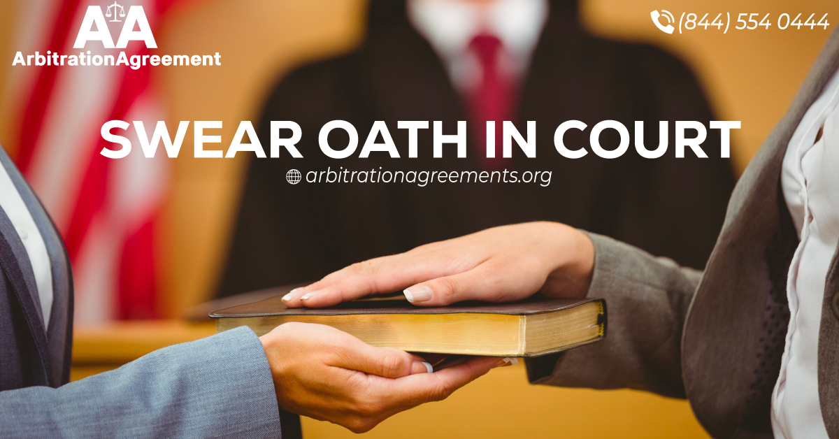 Swear Oath in Court post