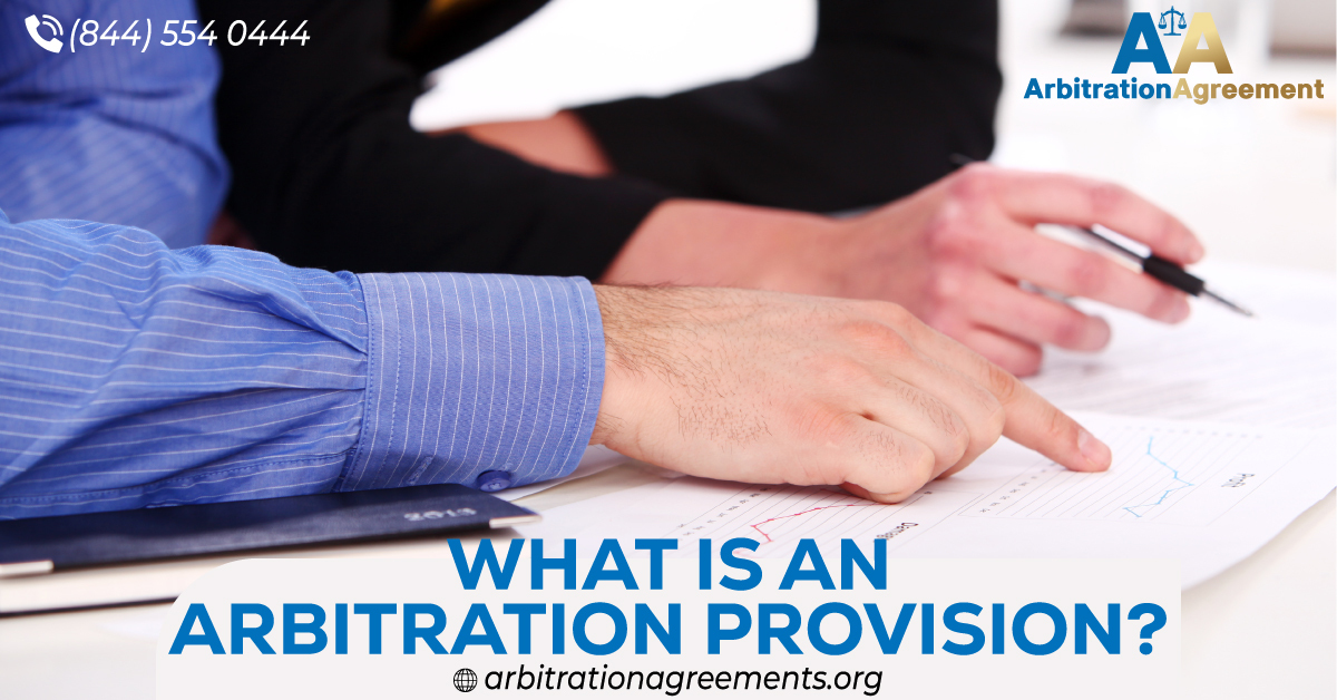 What Is an Arbitration Provision? post